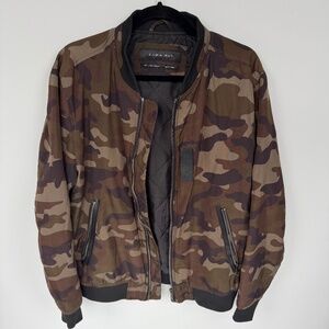 Zara Man Camo Bomber Jacket – Size L